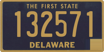 DE license plate 132571