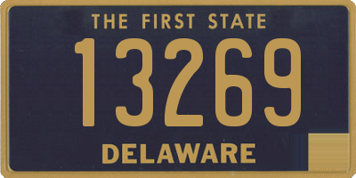 DE license plate 13269