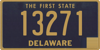 DE license plate 13271