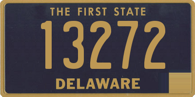 DE license plate 13272