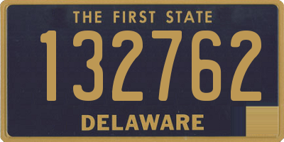 DE license plate 132762