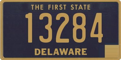 DE license plate 13284