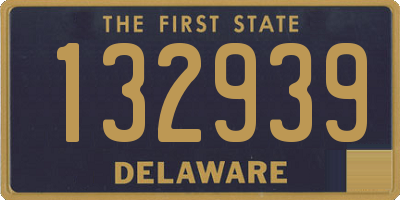 DE license plate 132939