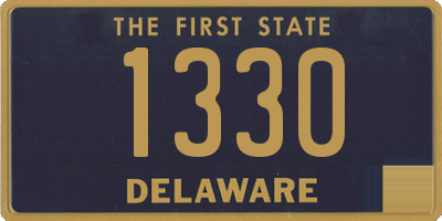 DE license plate 1330