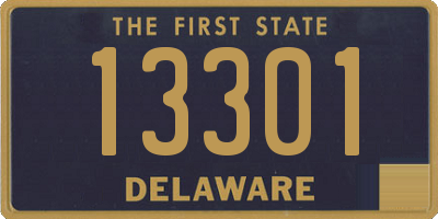 DE license plate 13301