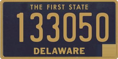 DE license plate 133050