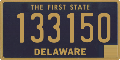 DE license plate 133150