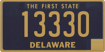 DE license plate 13330