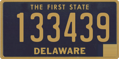 DE license plate 133439