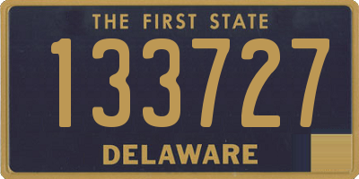 DE license plate 133727