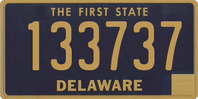 DE license plate 133737