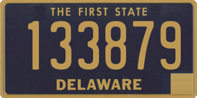 DE license plate 133879