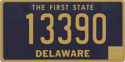 DE license plate 13390