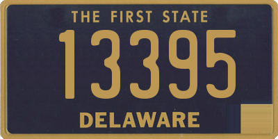 DE license plate 13395