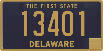 DE license plate 13401