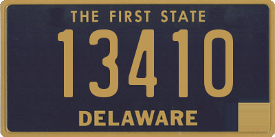 DE license plate 13410