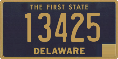 DE license plate 13425