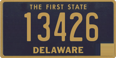 DE license plate 13426