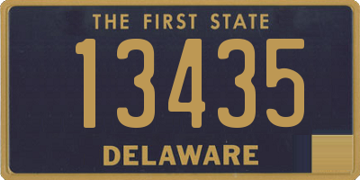 DE license plate 13435