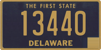 DE license plate 13440