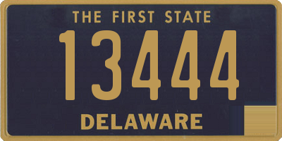 DE license plate 13444