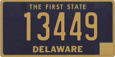 DE license plate 13449