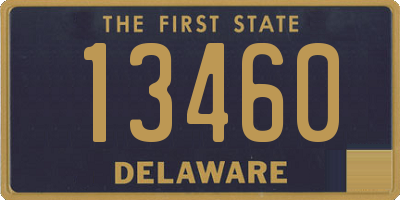 DE license plate 13460