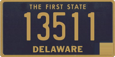 DE license plate 13511