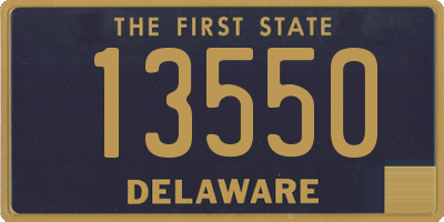 DE license plate 13550