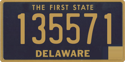 DE license plate 135571