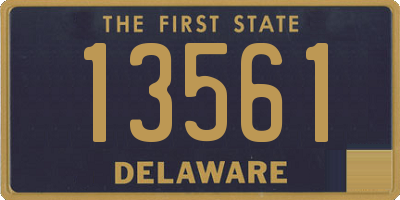 DE license plate 13561