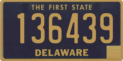 DE license plate 136439