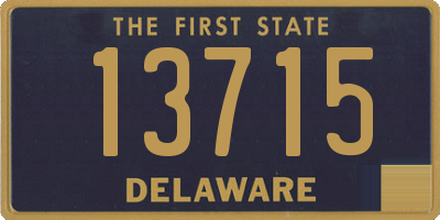 DE license plate 13715
