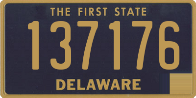 DE license plate 137176