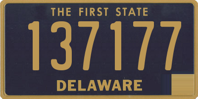 DE license plate 137177