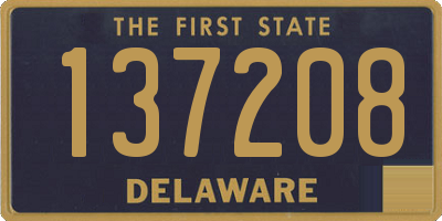 DE license plate 137208