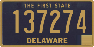 DE license plate 137274