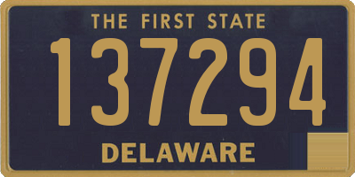 DE license plate 137294