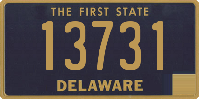 DE license plate 13731