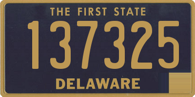 DE license plate 137325