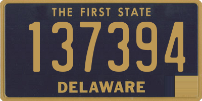 DE license plate 137394