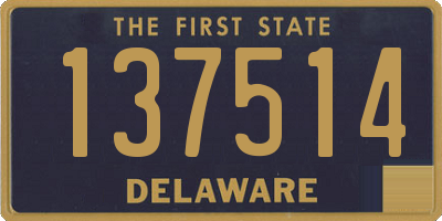 DE license plate 137514