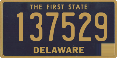 DE license plate 137529