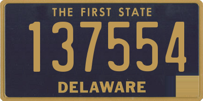 DE license plate 137554