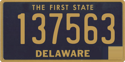 DE license plate 137563