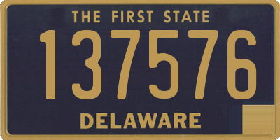 DE license plate 137576