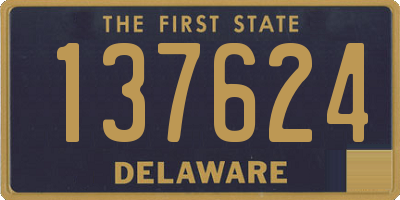 DE license plate 137624