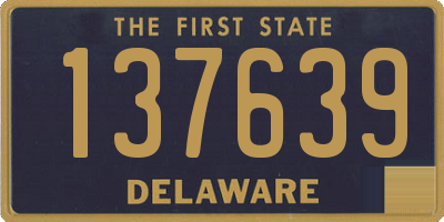 DE license plate 137639