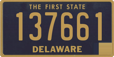 DE license plate 137661