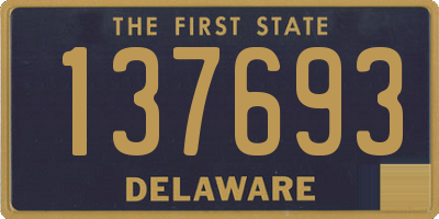 DE license plate 137693